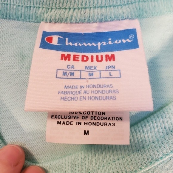 Champion Mint Colored Basic T-Shirt - Picture 8 of 12